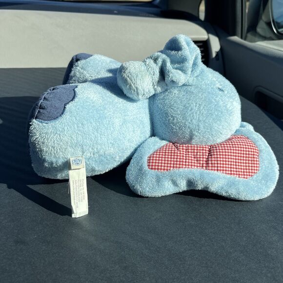 Pottery Barn Kids Blue Musical Plush Crib Eli Elephant Jungle Toy PBK - Picture 3 of 15